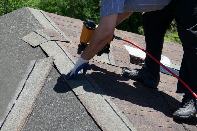 New roof shingle nailing, St Paul