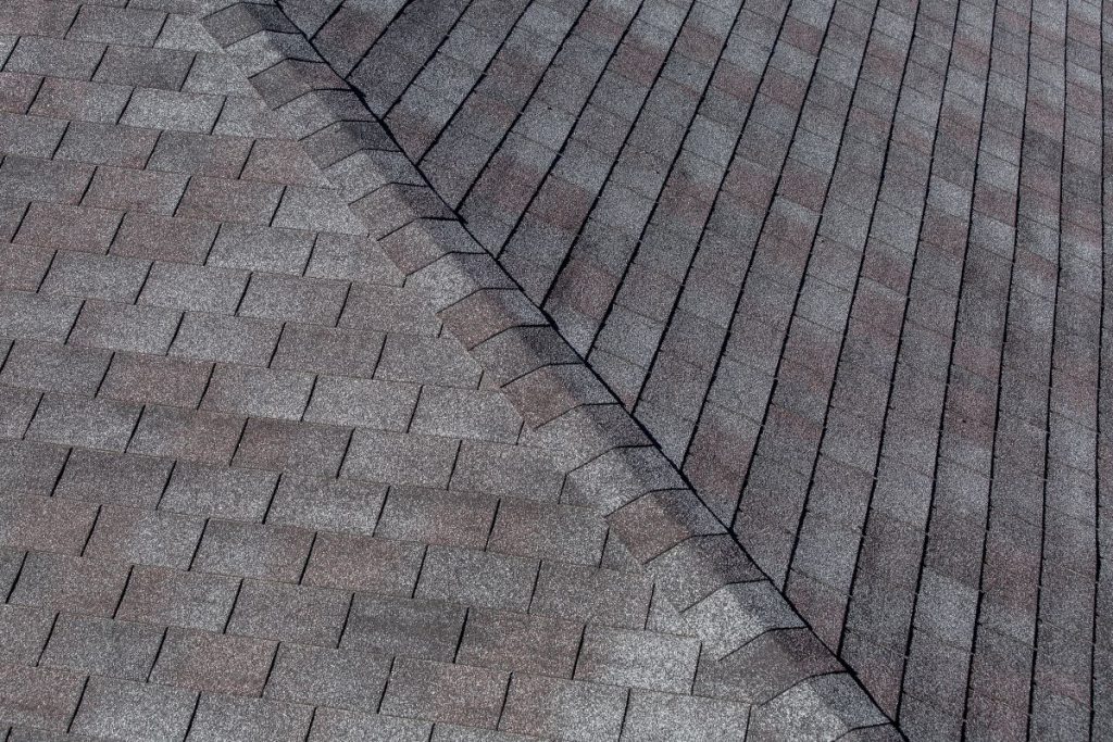 close-up of roofing shingles, St Paul, Minnesota